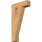 Ekena Millwork Traditional Block Smooth Bracket, Western Red Cedar, 3 1/2"W x 14"D x 26"H BKT04X14X26TRA05SWR - alternate 1